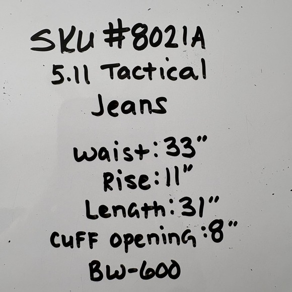 5.11 Tactical Jeans Mens Fits Size 33x31* Defender Flex Stretch Denim 74477 Work - Picture 13 of 13